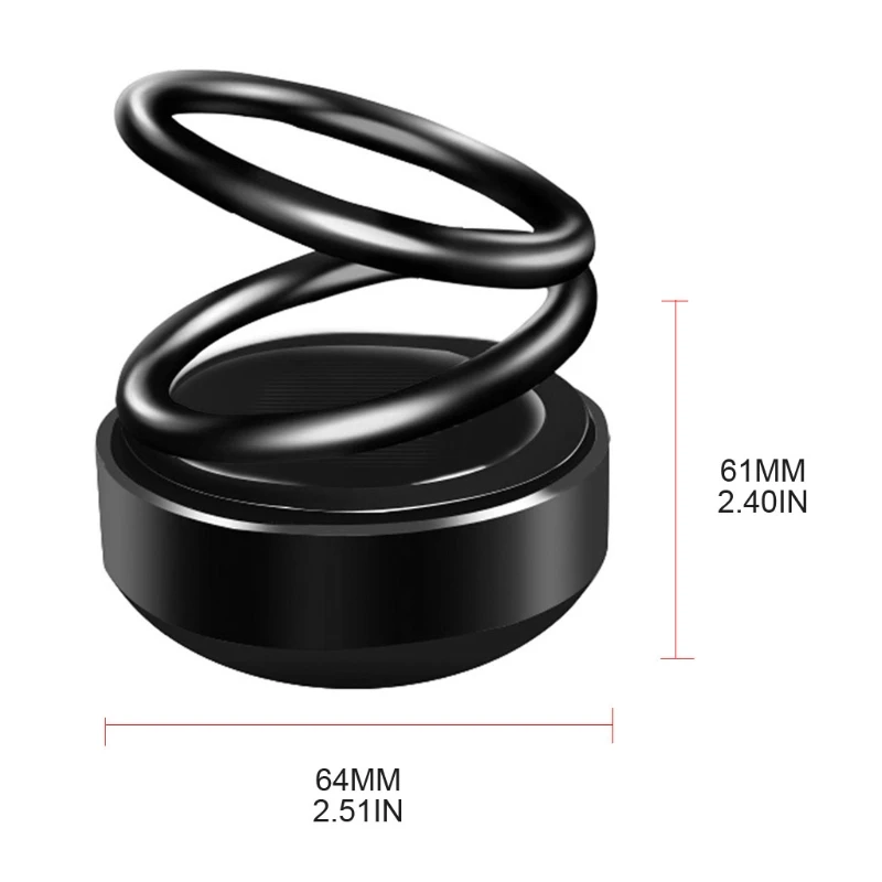 

Automotive Air Freshener Solar Powered Car Aromatherapy Perfume Aroma Diffuser Decor for Comfortable Driving
