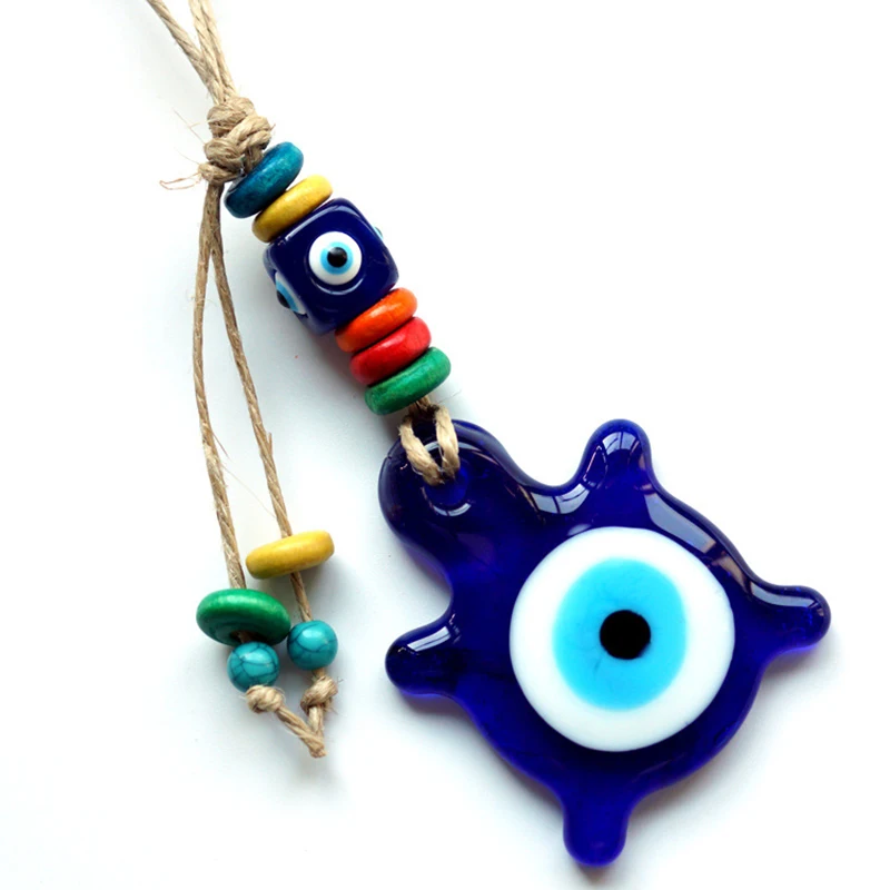 EVIL EYE cuckle подвеска для ключей держатель для ключей стеклянный шарик синий турецкий брелок для ключей в форме глаза Модные Ювелирные изделия Подарки для женщин мужчин мальчиков LE242