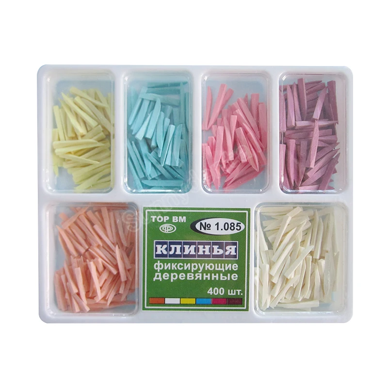 Верхние стоматологические деревянные клинья BM 400 шт./кор. интерстоматологические