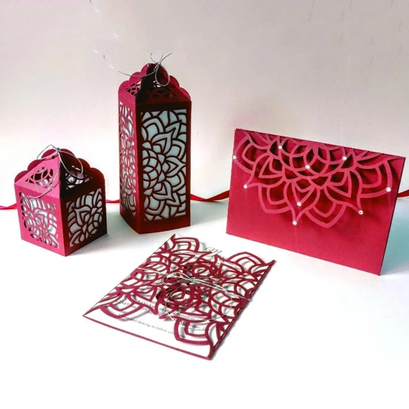 

Lantern Box Metal Cutting Dies Stencil Scrapbooking DIY Album Stamp Paper Card