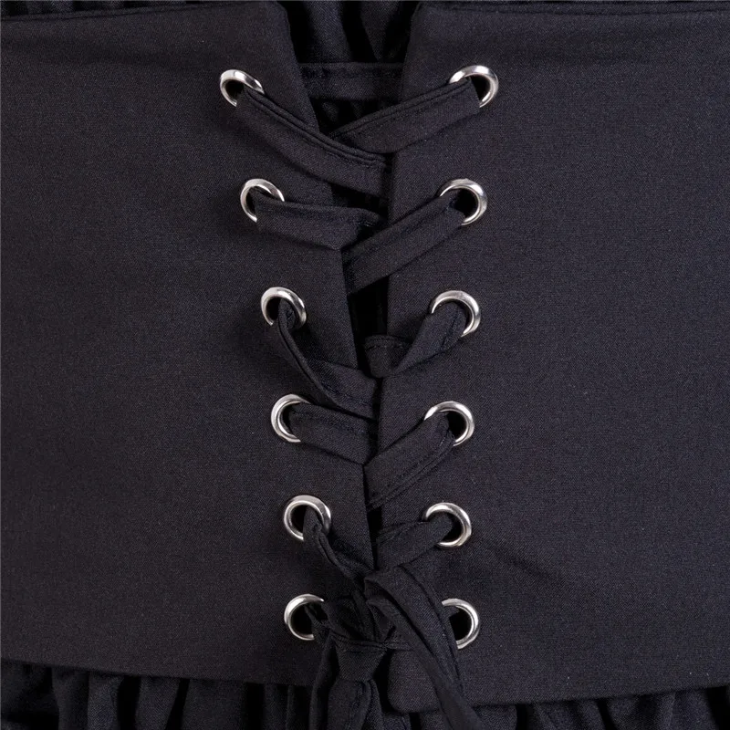 Женский топ с открытыми плечами на шнуровке длинным рукавом|Футболки| |