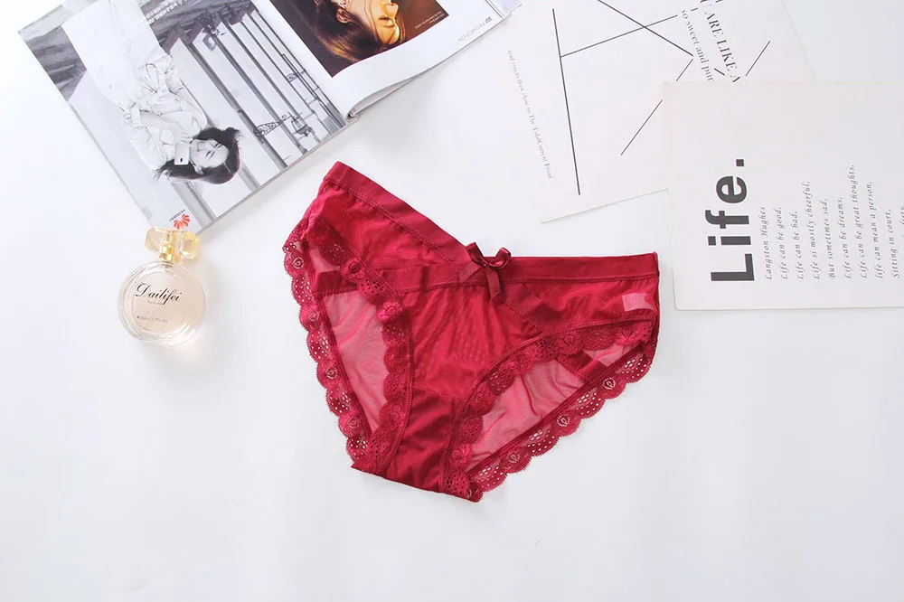 OLOMLB/1 шт. трусики сексуальное женское нижнее белье хлопковые прозрачные сетчатые