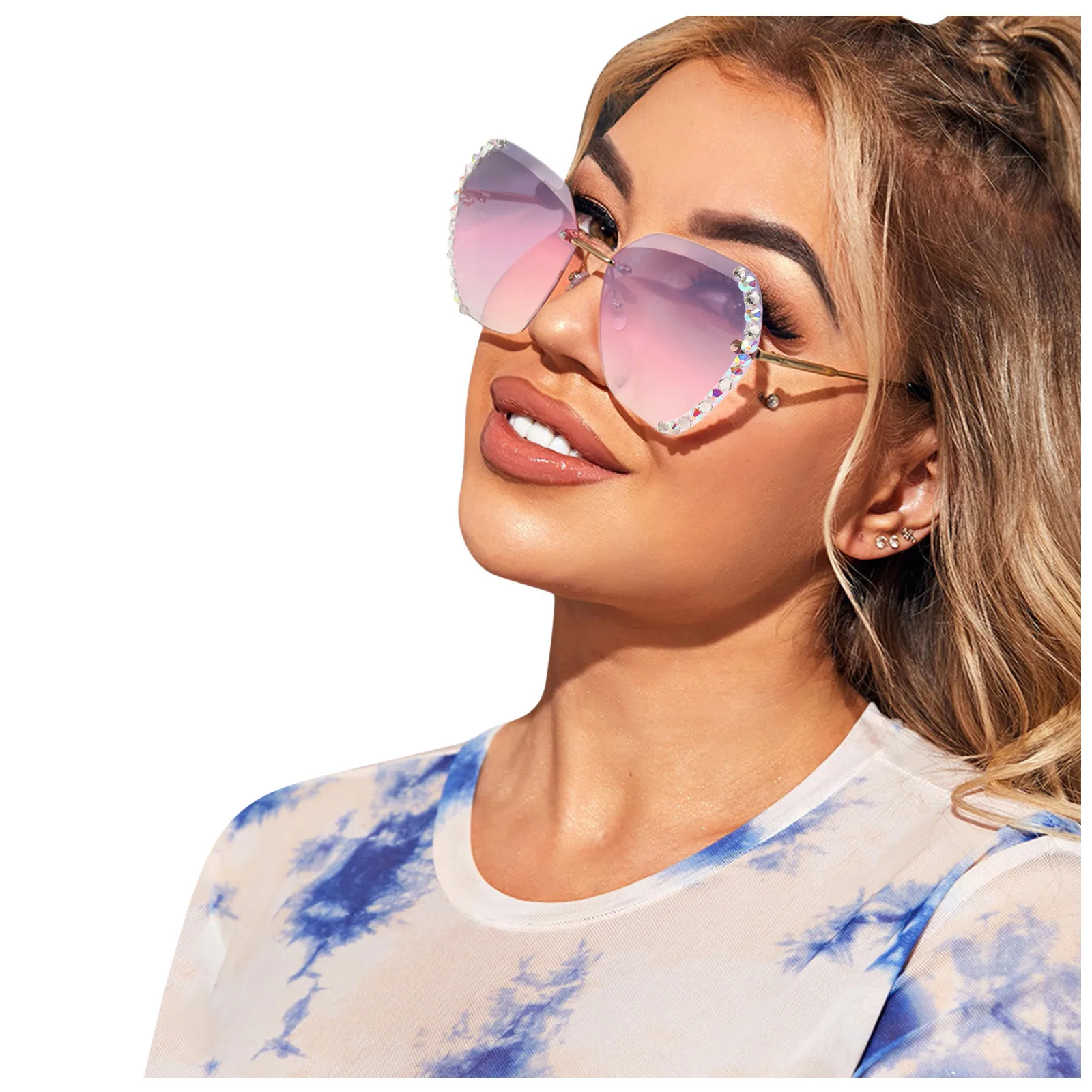 

Ladies Sunglasses Personality Big Frame Sunglasses Fashion Sunglasses