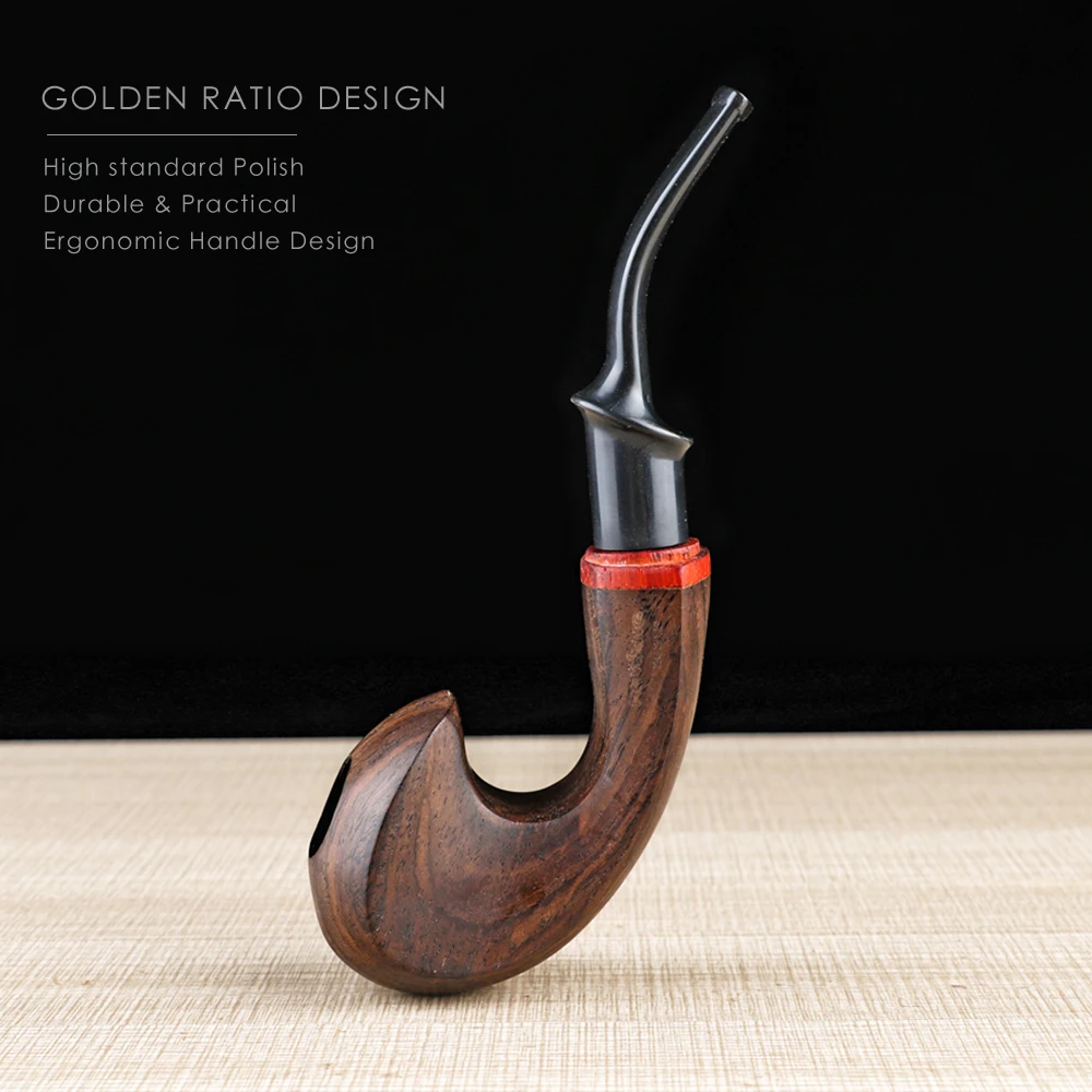 Курительные трубки Smoker Pipes для курения, новый дизайн, изогнутый стебель, роскошный табак, набор в подарок, подарки на день отца.