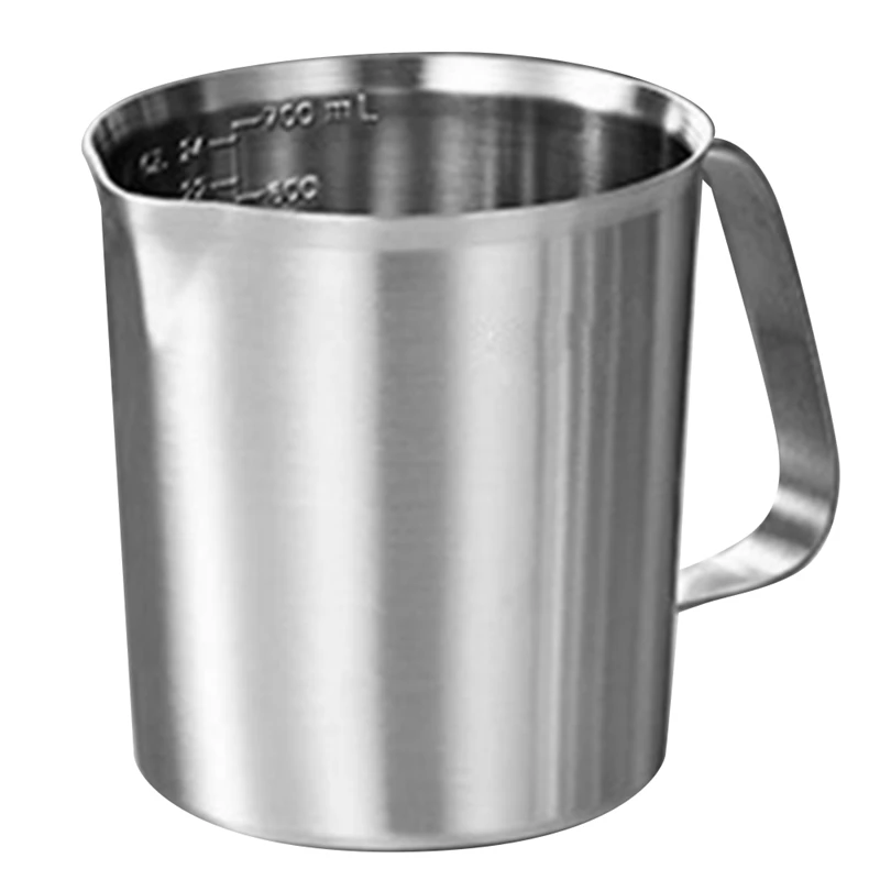 

Мерная чашка из нержавеющей стали, кружка для смешивания, кухонный кувшин из смолы с носиком