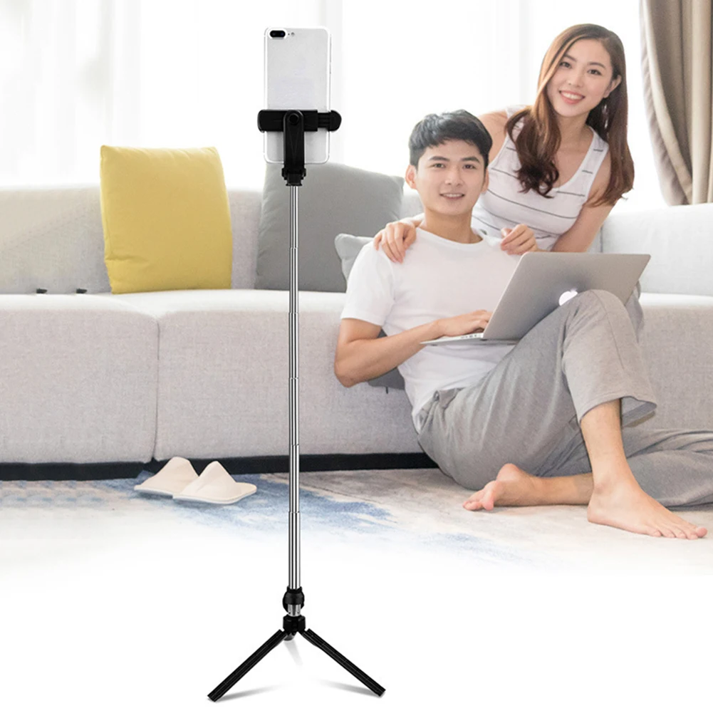 Беспроводная Bluetooth селфи-палка складной ручной раздвижной мини-штатив для