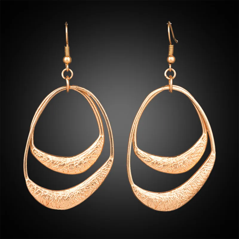 

Retro India Current Geometry Alloy Earring Women's Popular Asian Gold Silvers Earrings Women's Exaggerated Jewelry Gift