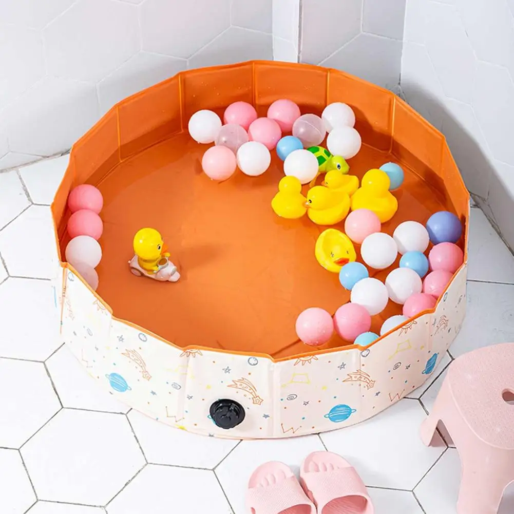 

Folding Baby Toys Ball Pool Portable Kids Children Ocean Ball Pool Durable Fishing Ball Pool Indoor Outdoor Games Birthday Gift