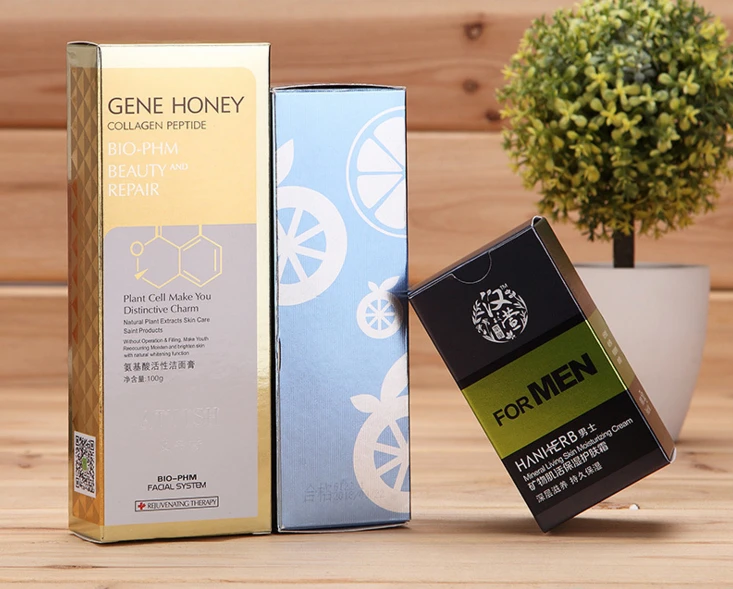 Упаковка для упаковки блеска губ с УФ защитой уникальная бумажная Подарочная