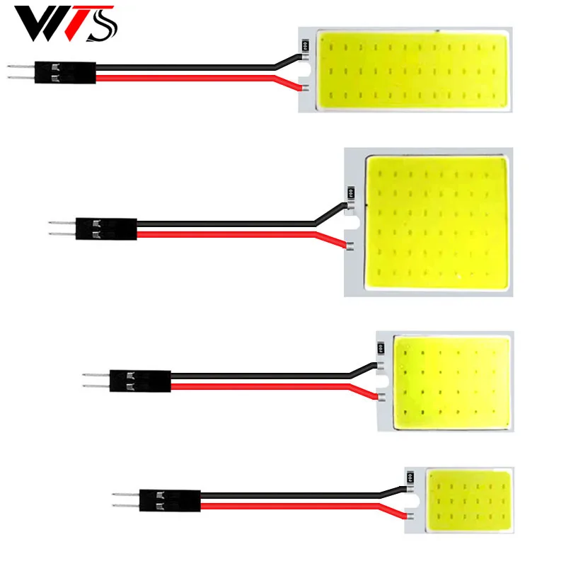 Продвижение 2 шт. водить автомобиль T10 W5W Cob 18 24 месяцев и 48SMD C5W Интерьер Чтение