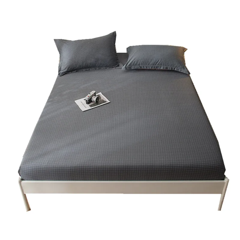 

Plaid Mattress Cover for Quilted Bed Fitted Sheet for Single Double Bed XF749-31 (Support Dropshipping)