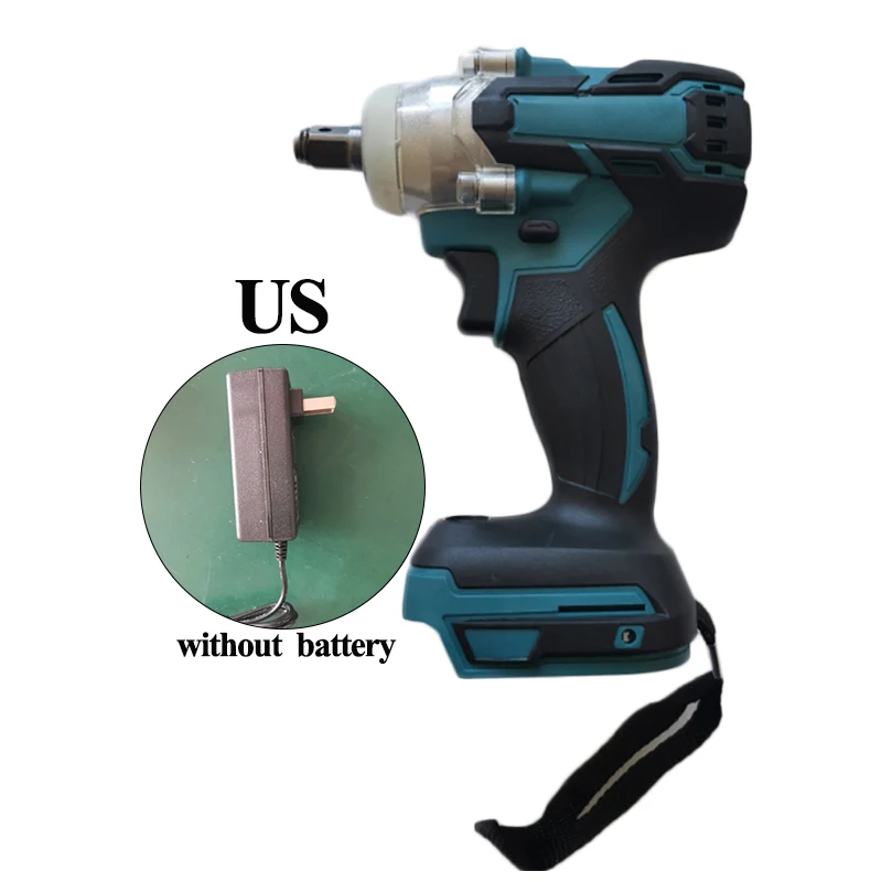 Ударный гайковерт 1/2 дюйма 10-3200 об/мин эргономичный нескользящий перезаряжаемый |