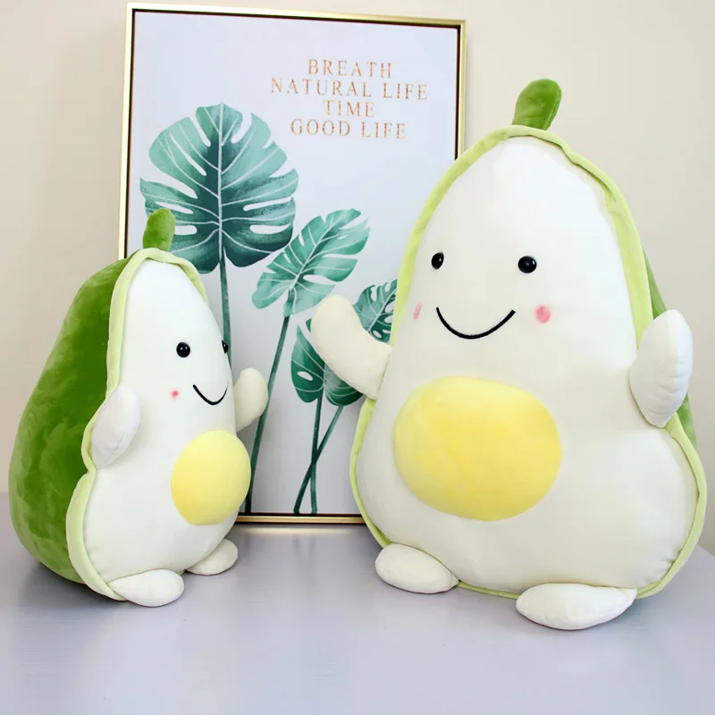 

Cartoon Avocado Stuffed Plush Toy Soft Baby Comfort Doll Lovers Gift Children Present Baby Room Decor Children Photography Props