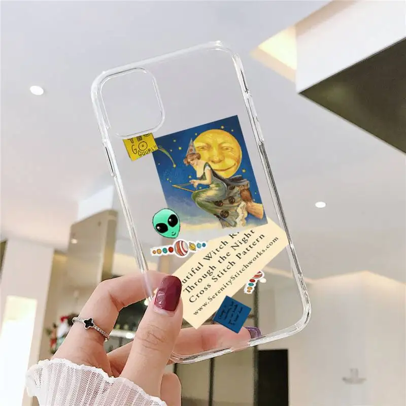 

painting Memo retro art ins Phone Case Transparent soft For iphone 5 5s 5c se 6 6s 7 8 11 12 plus mini x xs xr pro max