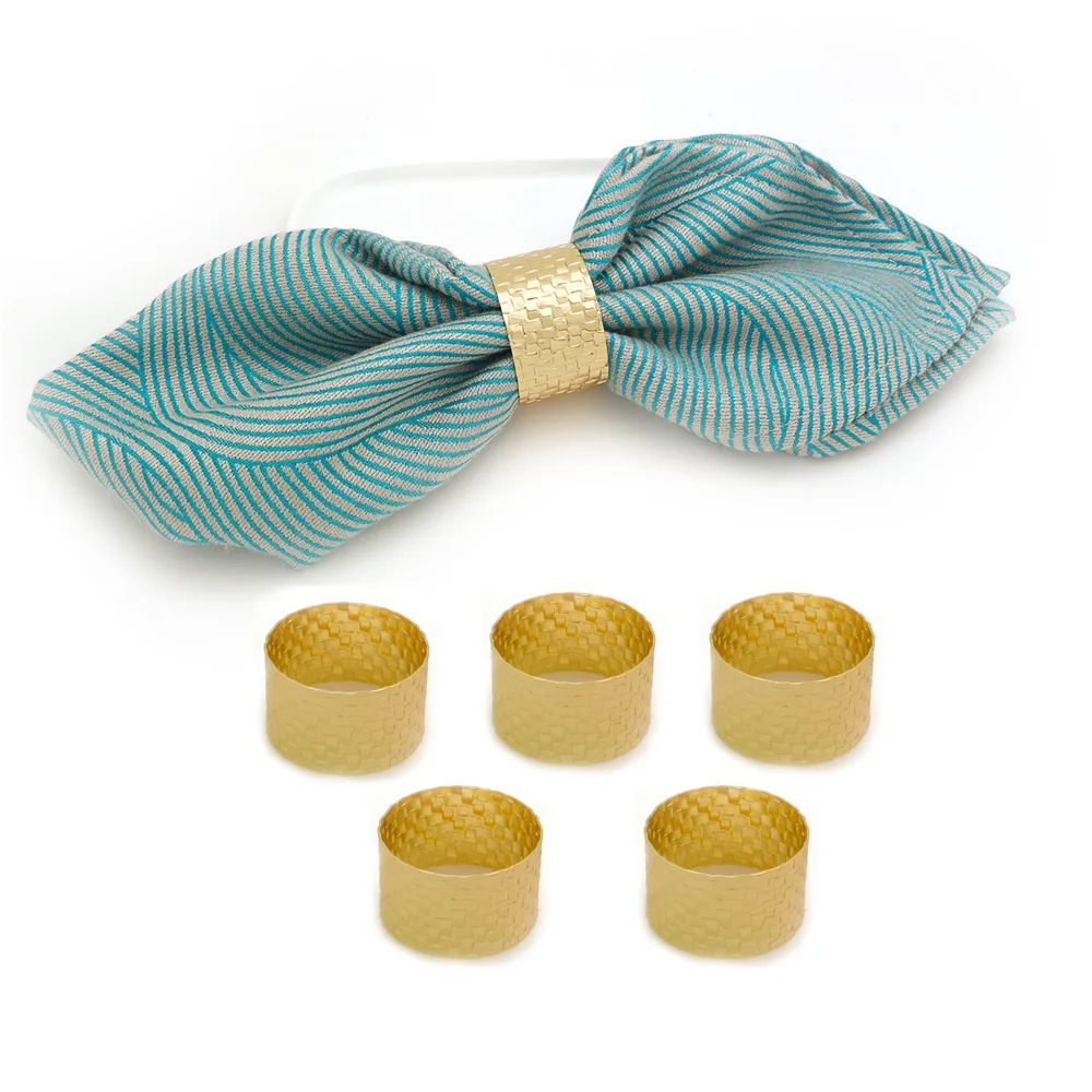 

10 Piece/ LOT Napkin Holder Round Napkin Ring Metal Wedding Party Gatherings Table Supplies Home Banquet Dinner Serviette Decor