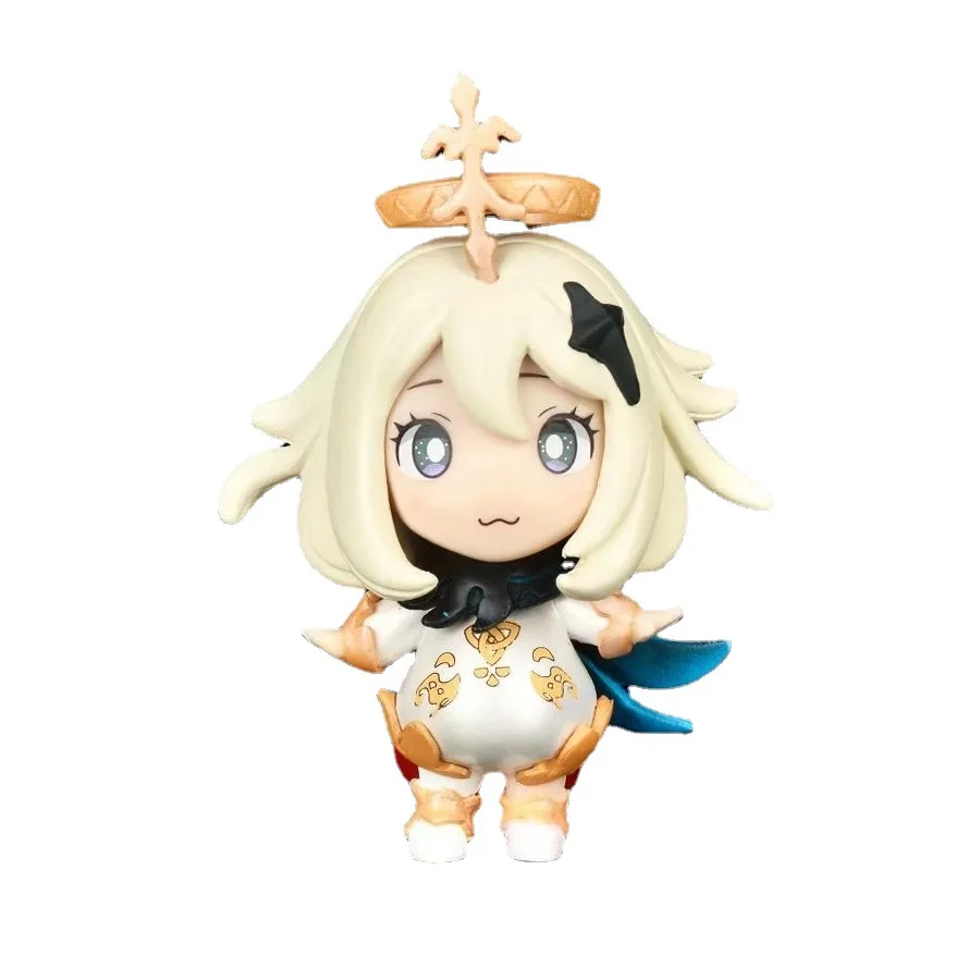 

Anime mobile game Yuanshen Emergency food Little cute Chuchu poor Pimeng Q version car doll Boxed figure model decoration