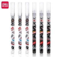 0 5mm black full needle tube straight liquid rollerball pen gel pen signature meeting pen stationery quick dry student school