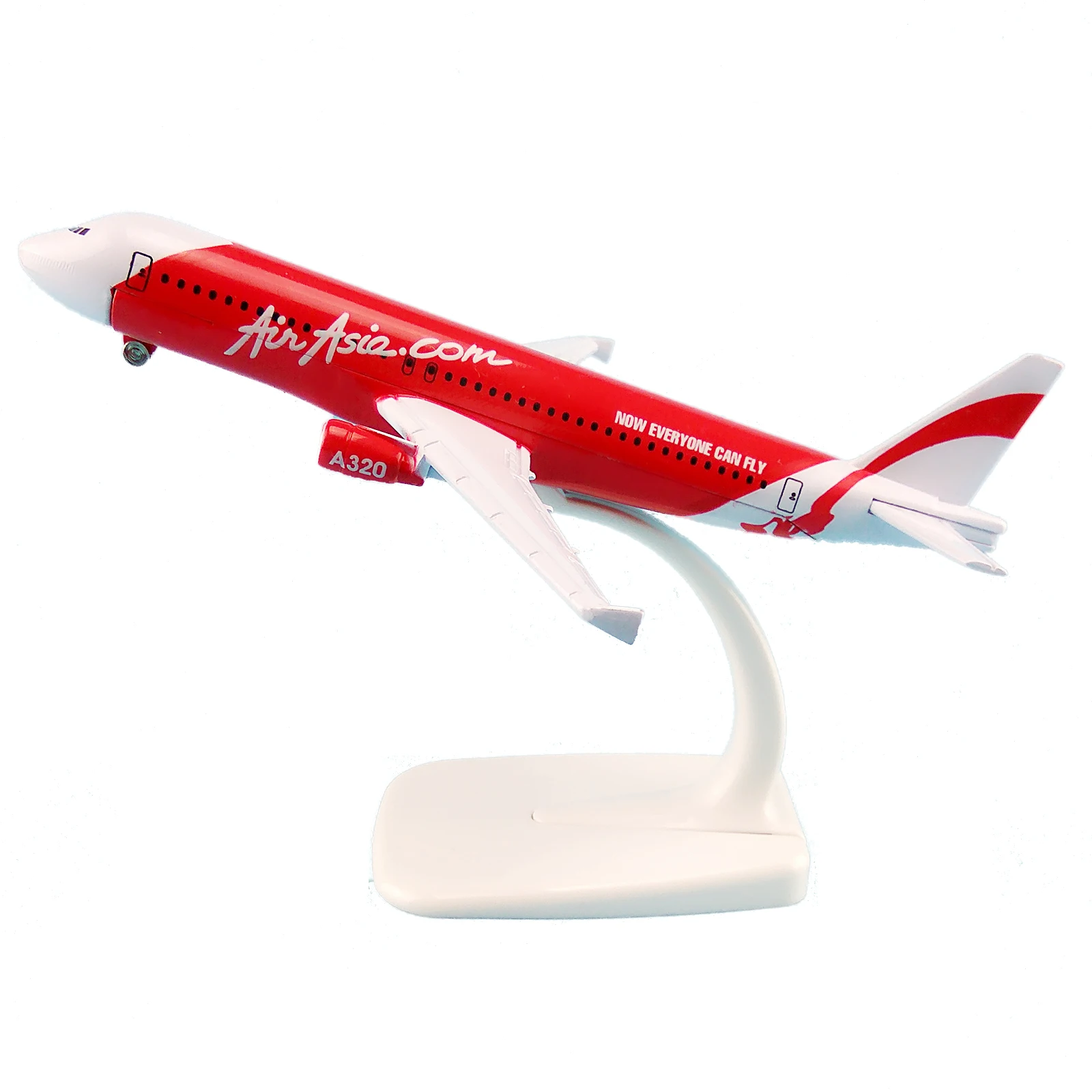 Модель самолета из металлического сплава Red Air Asia A320 Airlines теперь все могут летать