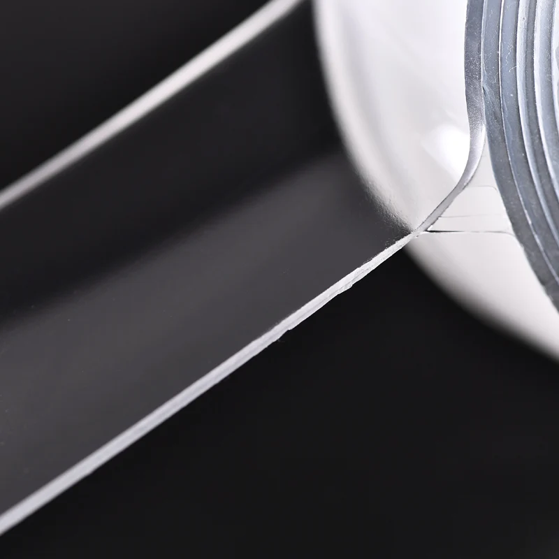 Многоразовая клейкая нано лента без следов двусторонняя липкая Нескользящая