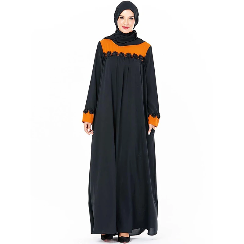 Мусульманское платье арабское турецкое модное большой размер для женщин сшитая