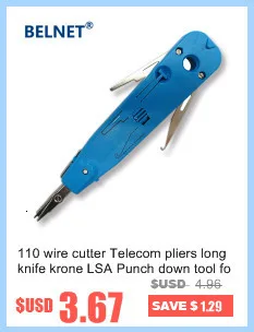Krone LSA дырокол инструмент 110 резак провода НОЖ Телеком плоскогубцы для Rj45 Keystone Jack сетевой кабель телефонный модуль патч-панель