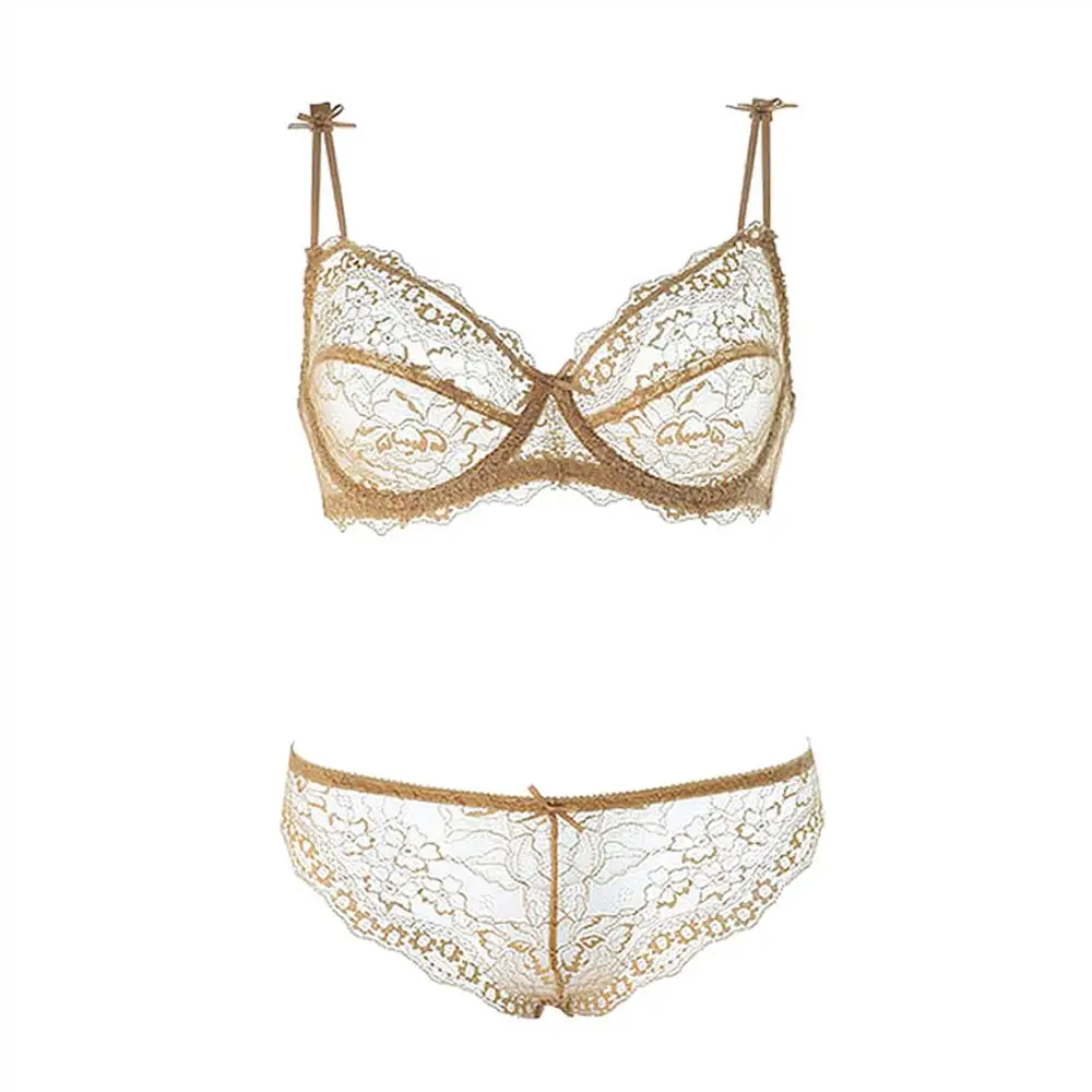 CYHWR Новое поступление сексуальный кружевной ультра тонкий женский бюстгальтер бренд пуш ап и трусы