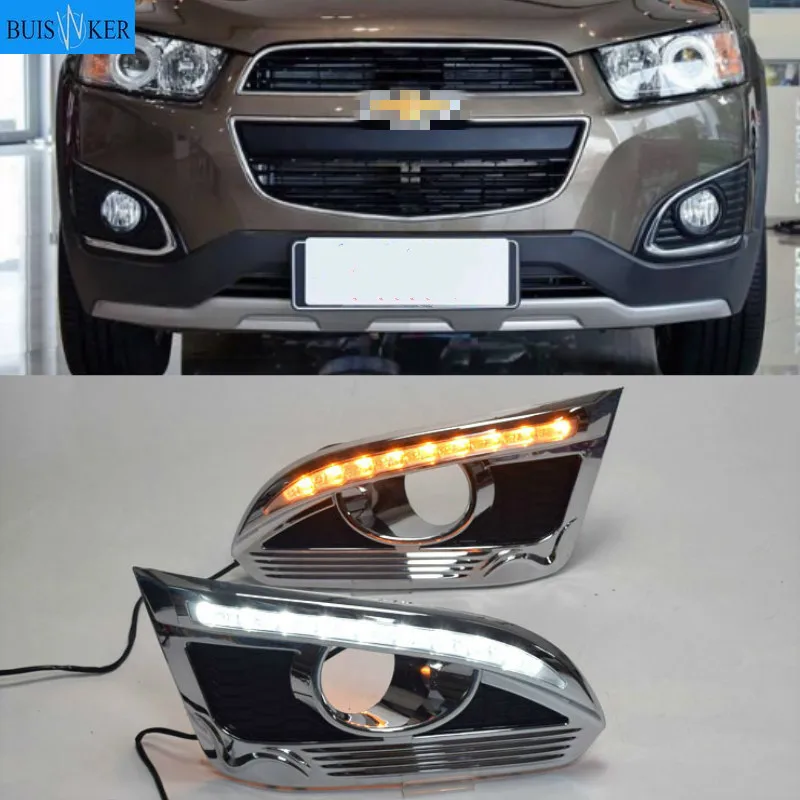 Автомобильная ДХО лампа с функцией сигнала поворота 12 Светодиодный ные дневные