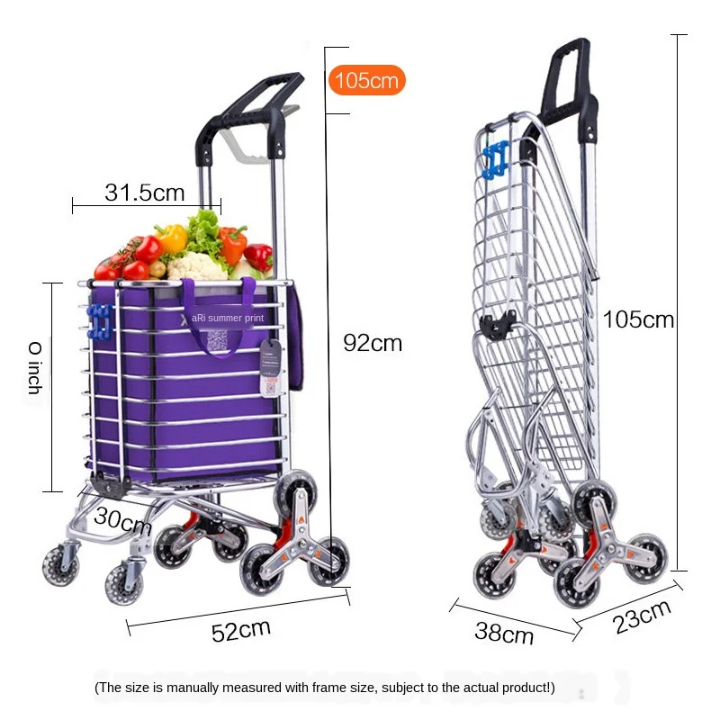 Купить еду автомобиль маленький тянуть водитель тележку подъем по лестнице