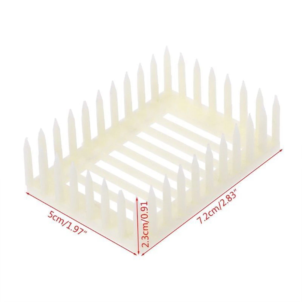 Творческий Пластик Queen маркер клетка зажим белый ловушка для пчел пчеловод