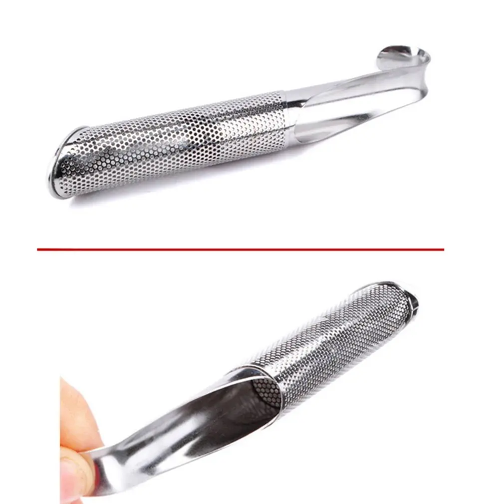 Сетка для заварки чая из нержавеющей стали фильтр изогнутая ручка трубка дизайн