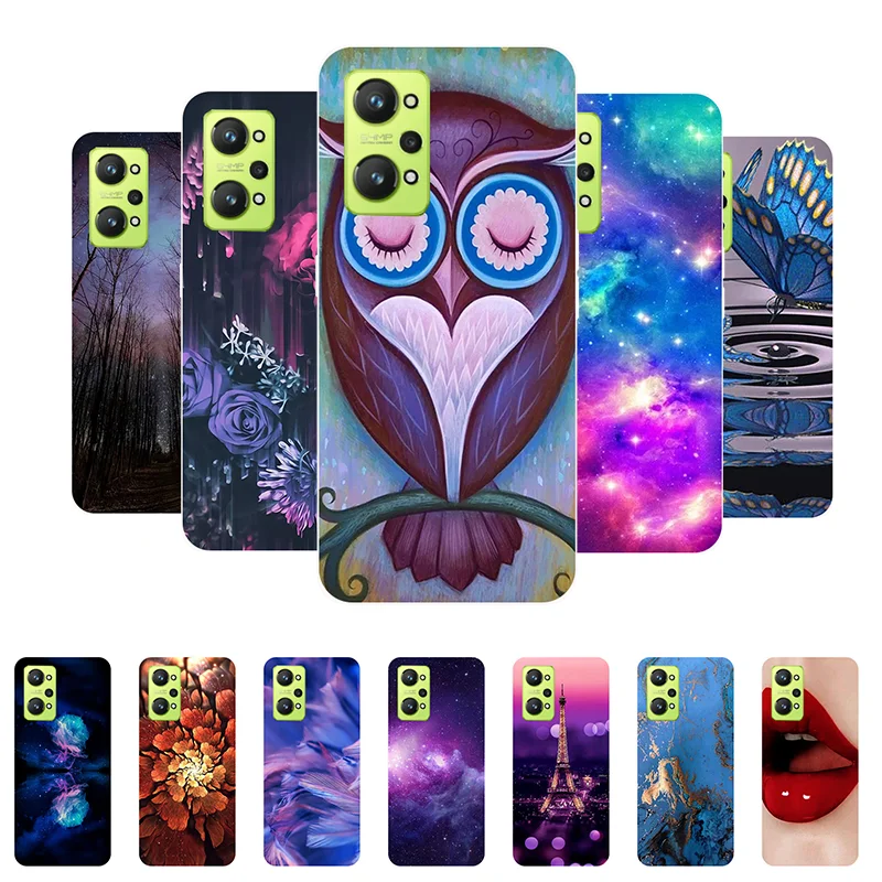 

For Realme GT Neo 2 Case Cover Soft Silicone Owl Pattern Fundas For OPPO Realme GT Neo2 Phone Case RealmeGT Neo 2 coque 2021 NEW