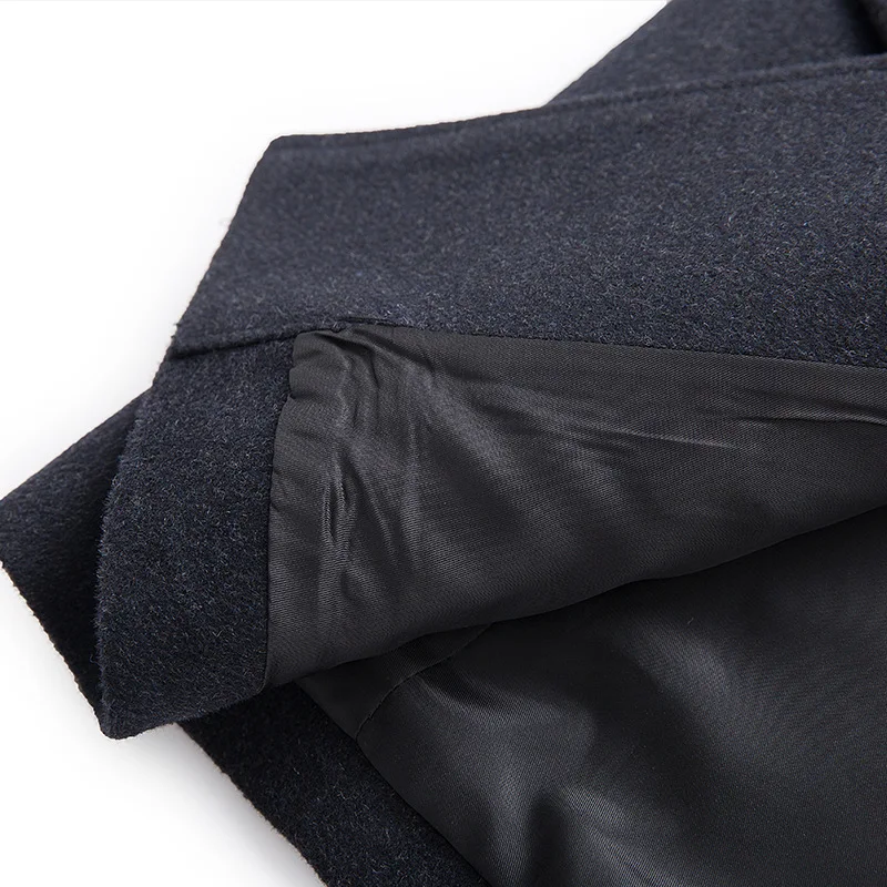 

Mens Woolen coat 2020 Autumn Winter Men's Wool Jacket Coat Men Blazers Designs Business Casual Woolen Overcoat Male Outerwear