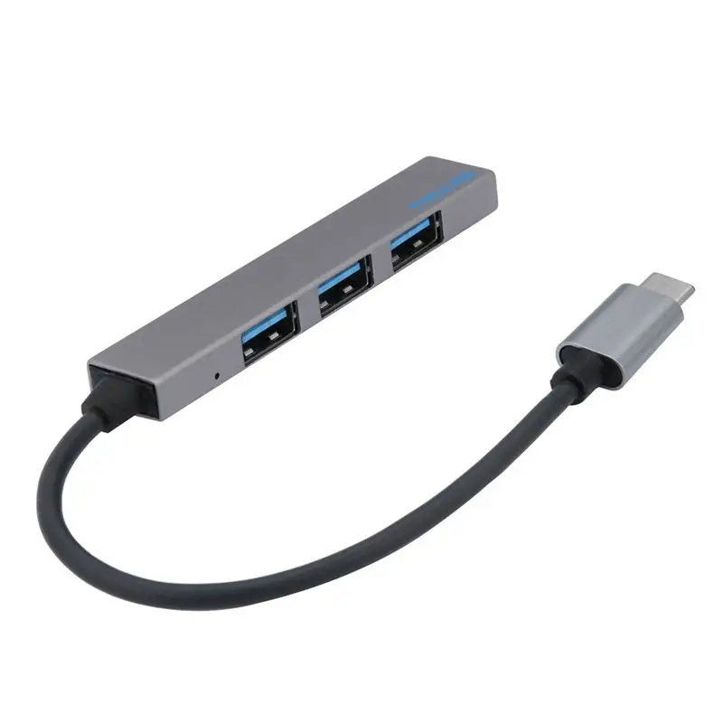 Сверхтонкий мини-порт Type-C-4 usb-хаб с 4 портами Usb 3 0 концентратор интерфейс питания