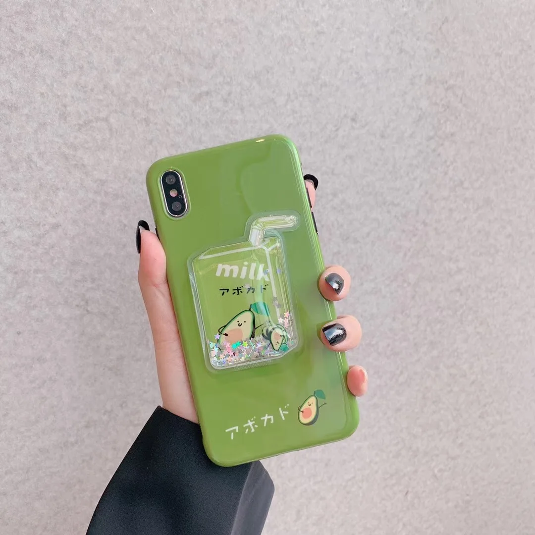 Kuutti Lovely Juice Bottle 3D Kawaii fruit Phone Case for iPhone 6 6s 7 8 Plus X XR XS Max Covers iphone xs max case luxury |