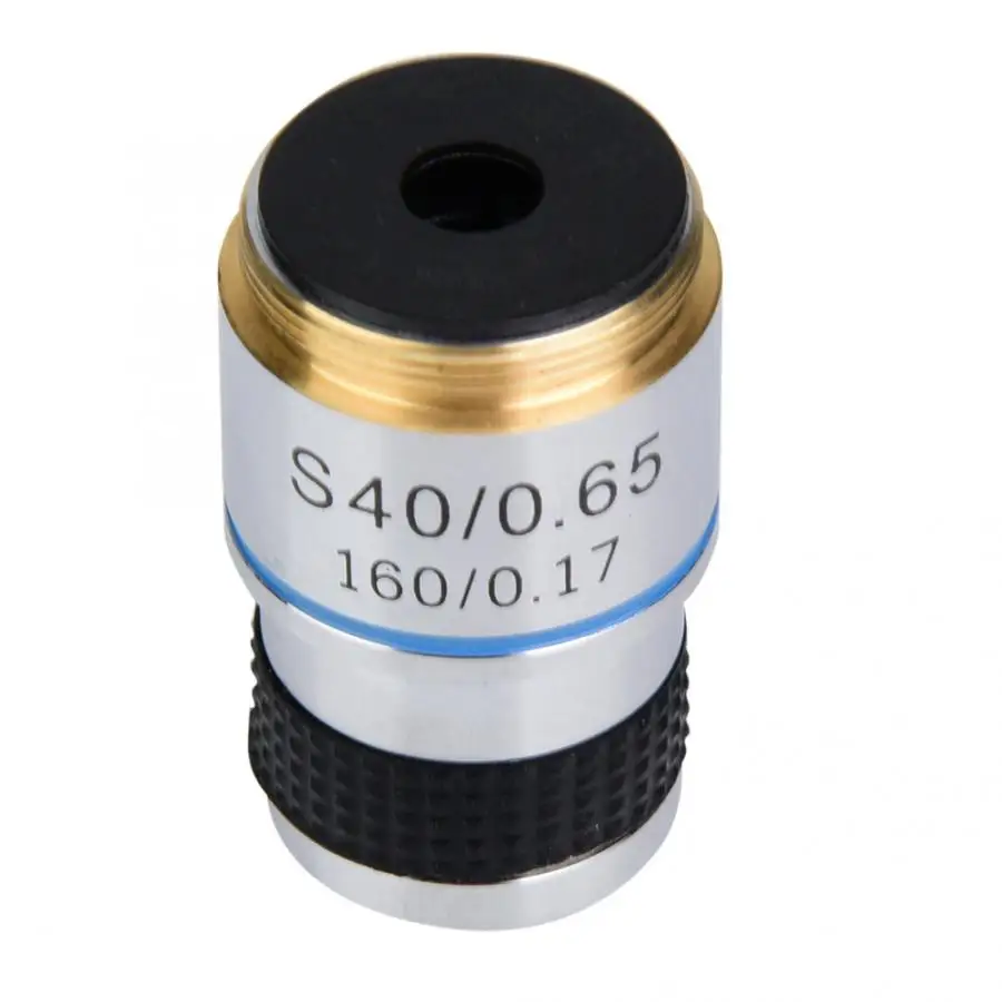 Ахроматические Объективы 40X 185 биологический микроскоп ахроматические 160/0.17