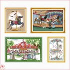 Набор для вышивки крестиком Joy Sunday, Набор для вышивки сделай сам, 11CT 14CT, наборы для рукоделия, набор для шитья, поделки для украшения дома