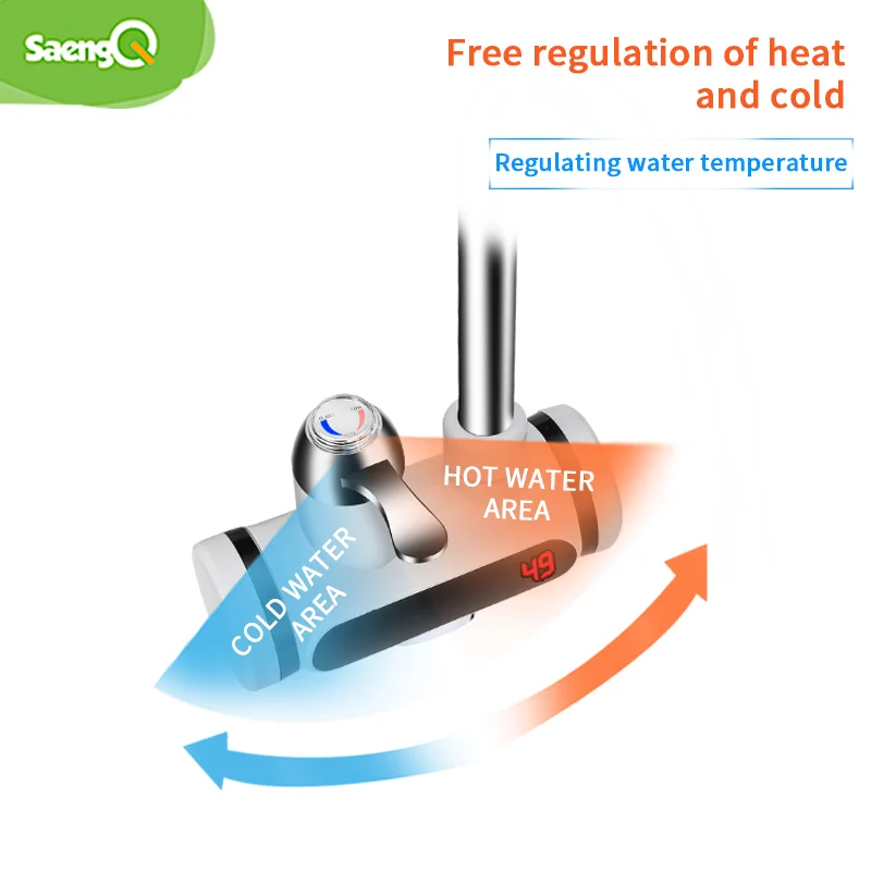 SaengQ мгновенный проточный Электрический водонагреватель кран для кухни нагрев