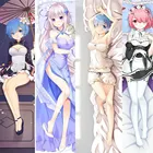 Re:Life In A другой мир от Zero Dakimakura Аниме Подушка Чехол Otaku обнимающая подушка для тела Emilia Rem Подушка Чехол постельное белье
