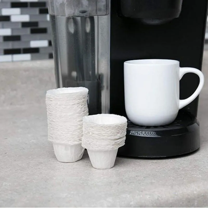 20 шт./лот Nespresso одноразовый фильтр для кофе бумажный капсул или обычный и