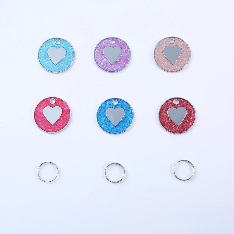 2 шт./лот бирка для домашних животных ошейник собаки любовь форма карточка