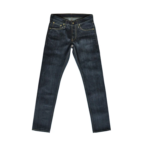 Синий SauceZhan 310XX-JP Япония Okayama ткань Selvedge джинсы сырые джинсовые джинсы немытые синие джинсы Япония Мужские джинсы облегающие джинсы - Цвет: Синий