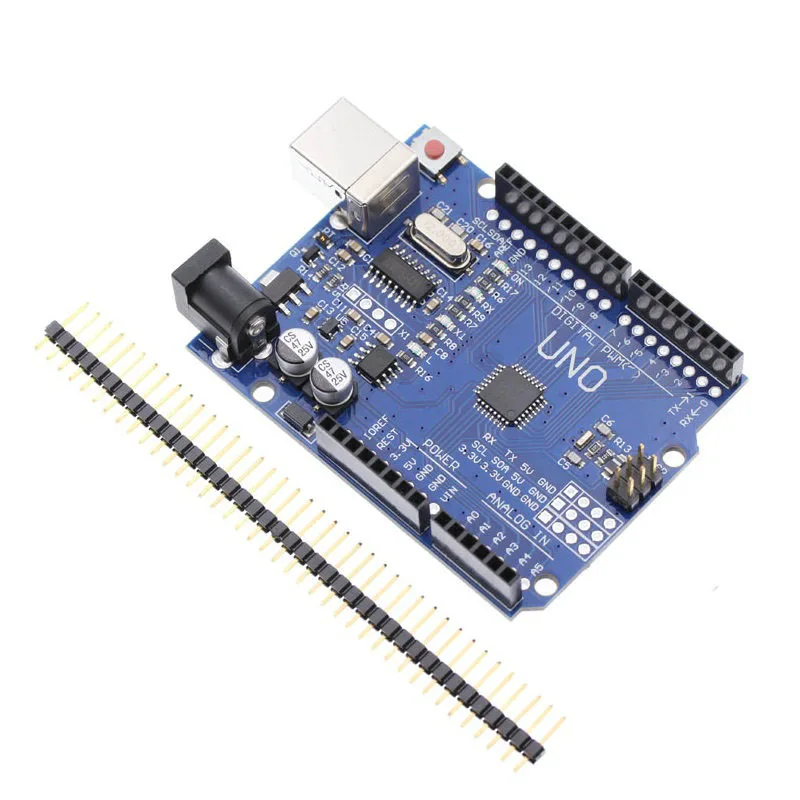 Один комплект высококачественных чипов UNO R3 CH340G + MEGA328P 16 МГц для arduino макетная