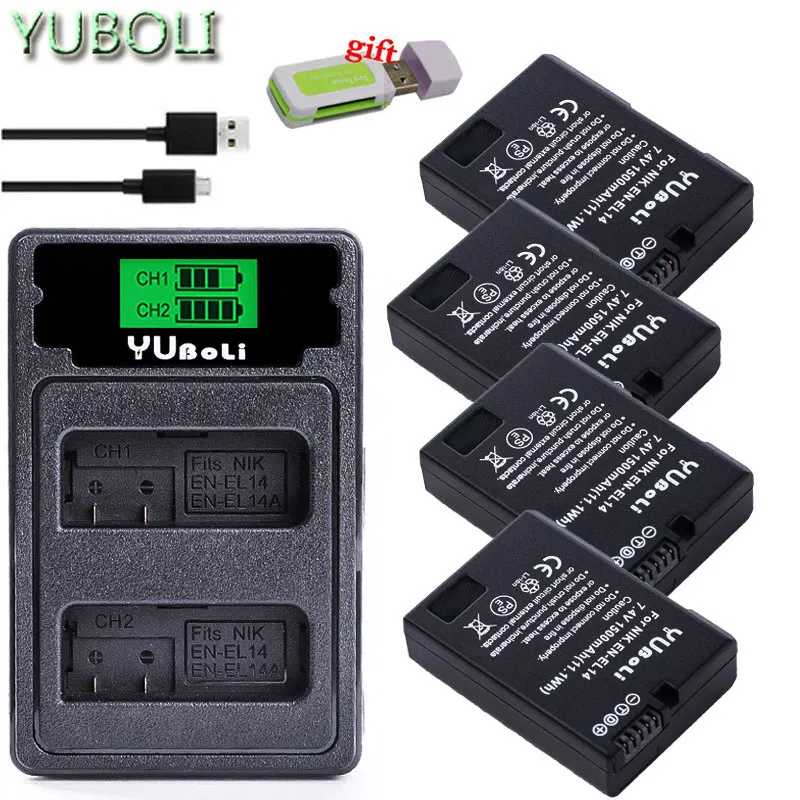 Декодировать bateria ENEL14 en-el14a RU EL14 EL14A EN-EL14 Батарея для nikon Coolpix D3100 D3200 D3300 D5100 D5200 D5300 P7000 P7100