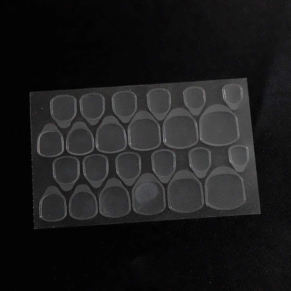 Прозрачная износостойкая поддельная клейкая лента для ногтей водостойкая