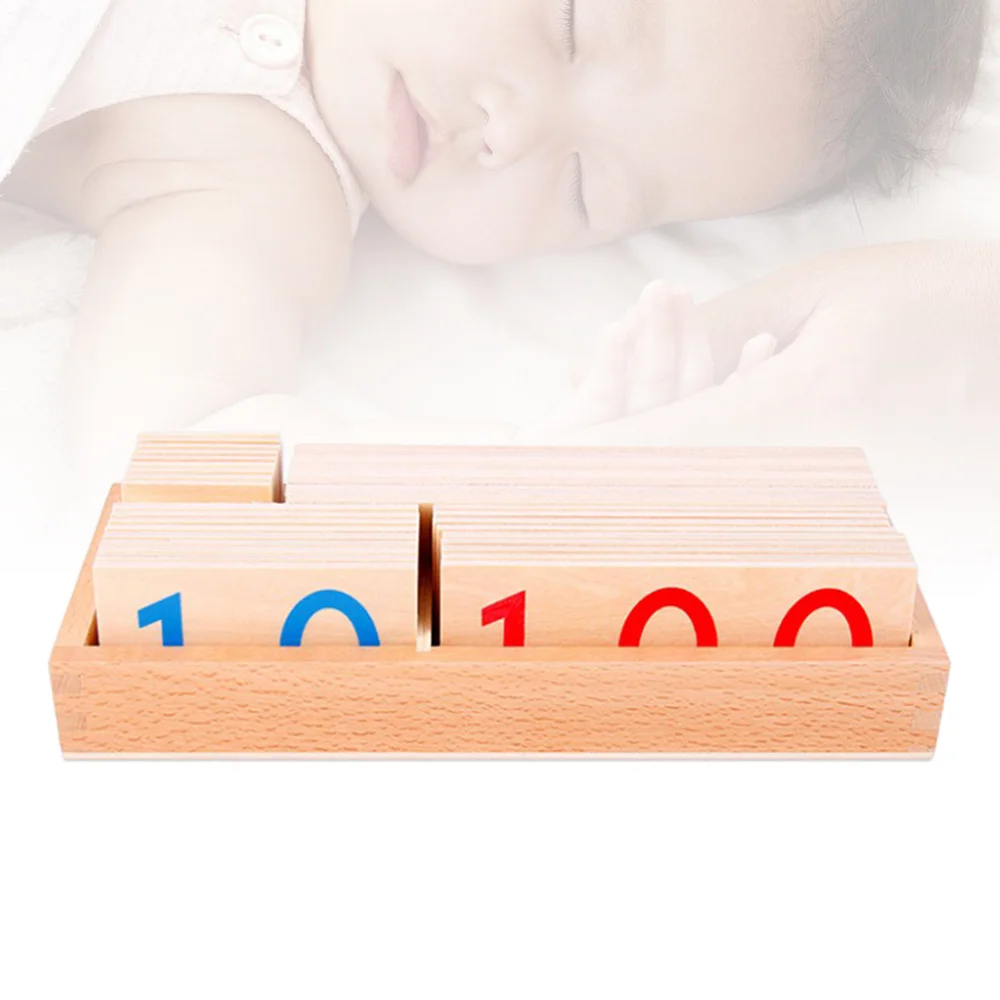 Детские развивающие игрушки деревянные цифровые карты познания головоломки