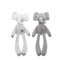 36cm long legged elephant cute animal plush toy baby sleep comforting doll for childrens day mothers day gift