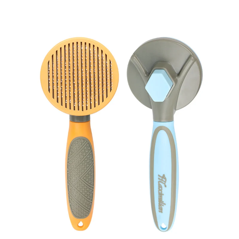 

Dog Cat Brush Pet Comb Dog Hair Removal Selfcleaning Comb for Cats Dog Grooming Clean Brush Cat Hair Remover Brush Pet Supplier
