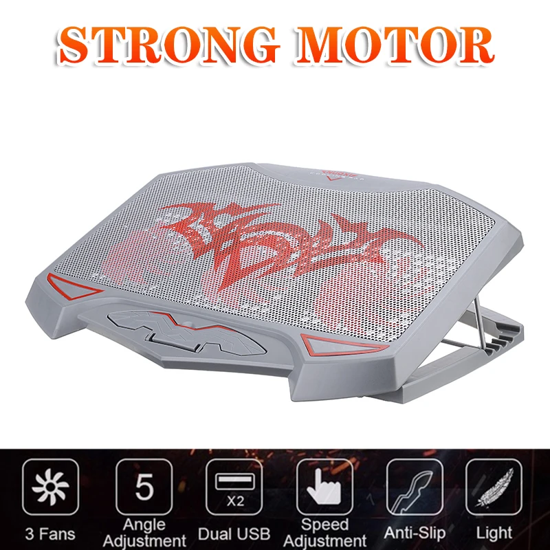 POHIKS 1pc Ultra-Slim Quiet Fan Cooling Stand Portable Double USB Port Notebook Adjustable Cooler Holder For 12-17 Inches Laptop POHIKS 1pc Ultra-Slim Quiet Fan Cooling Stand Portable Double USB Port Notebook Adjustable Cooler Holder For 12-17 Inches Laptop