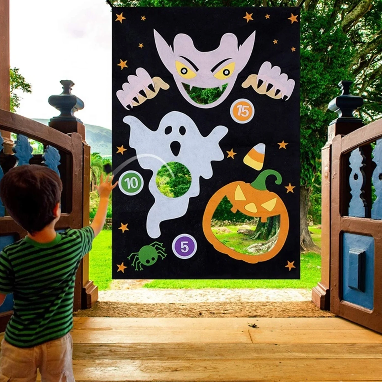 Объемная сумка-мешок для Хэллоуина с 3 мешками-мешками | Дом и сад