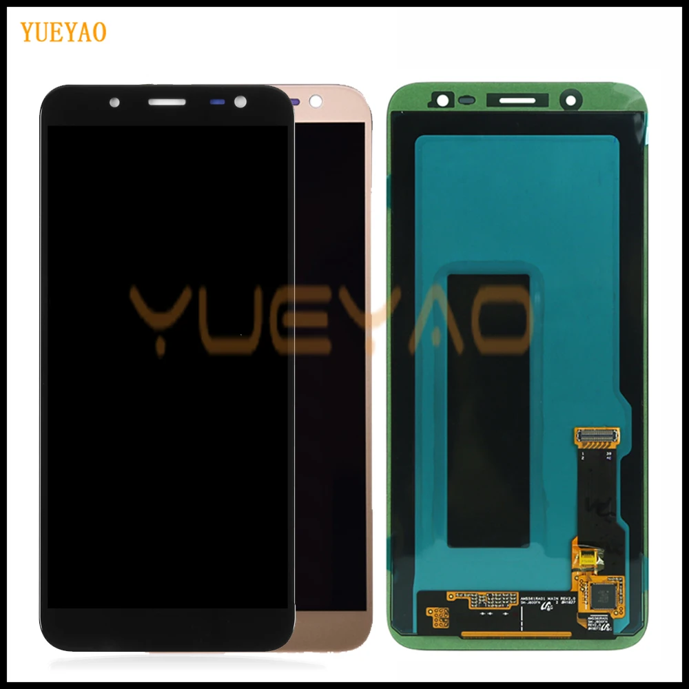 Оригинальный ЖК-дисплей 5 6 дюйма для Samsung Galaxy J6 2018 J600F J600 с тачскрином в сборе